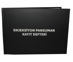 Enjeksiyon Pansuman Kayıt Defteri 001 - 400 Numaralı