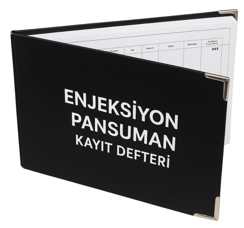 Enjeksiyon Pansuman Kayıt Defteri 001 - 400 Numaralı