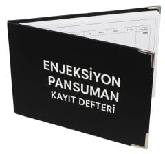 Enjeksiyon Pansuman Kayıt Defteri 001 - 400 Numaralı