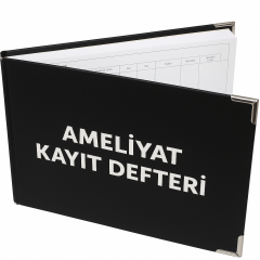 Ameliyat Kayıt Defteri 001 - 200 Numaralı