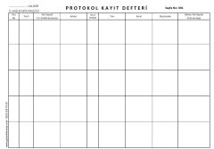 Protokol Kayıt Defteri 001 - 400 Numaralı