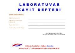 Laboratuvar Kayıt Defteri 001 - 400 Numaralı