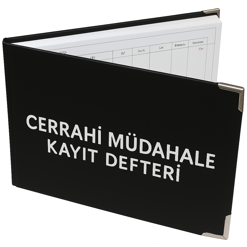 Cerrahi Müdahale Kayıt Defteri 001 - 200 Numaralı