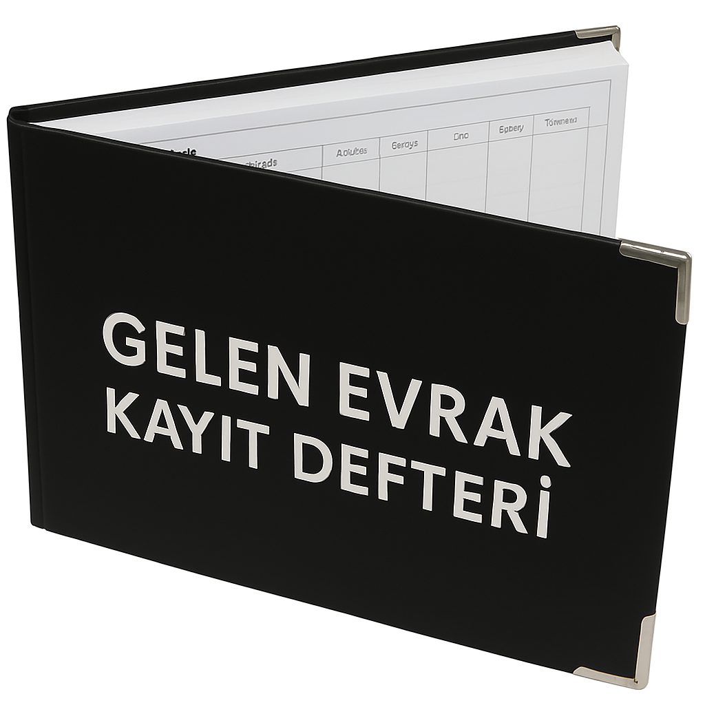 Gelen Evrak Kayıt Defteri 001 - 200 Numaralı