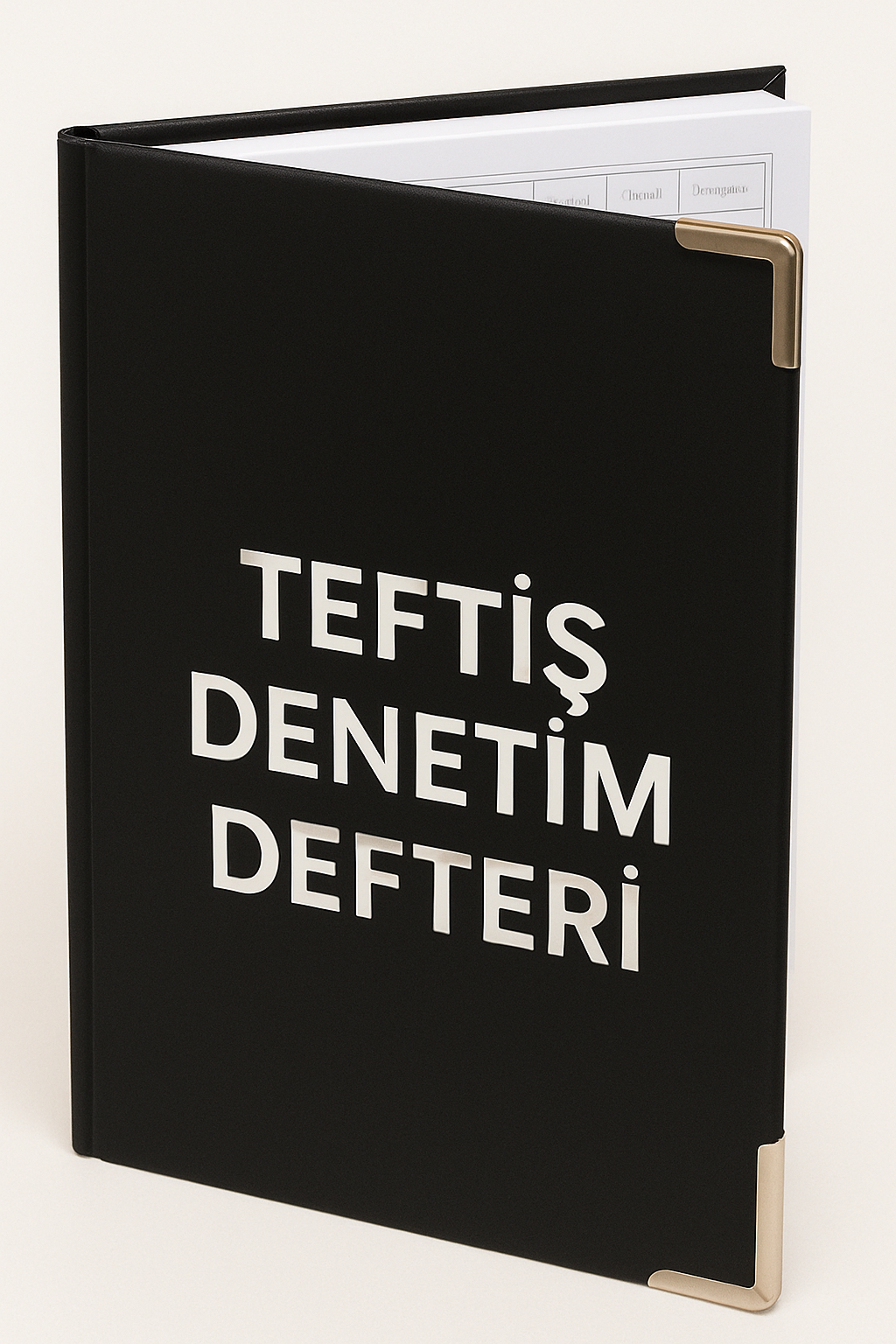 Teftiş Denetim Defteri 001 - 200 Numaralı