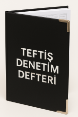 Teftiş Denetim Defteri 001 - 200 Numaralı