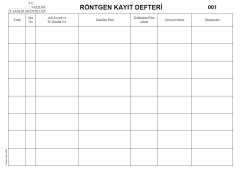Röntgen Kayıt Defteri 001 - 200 Numaralı