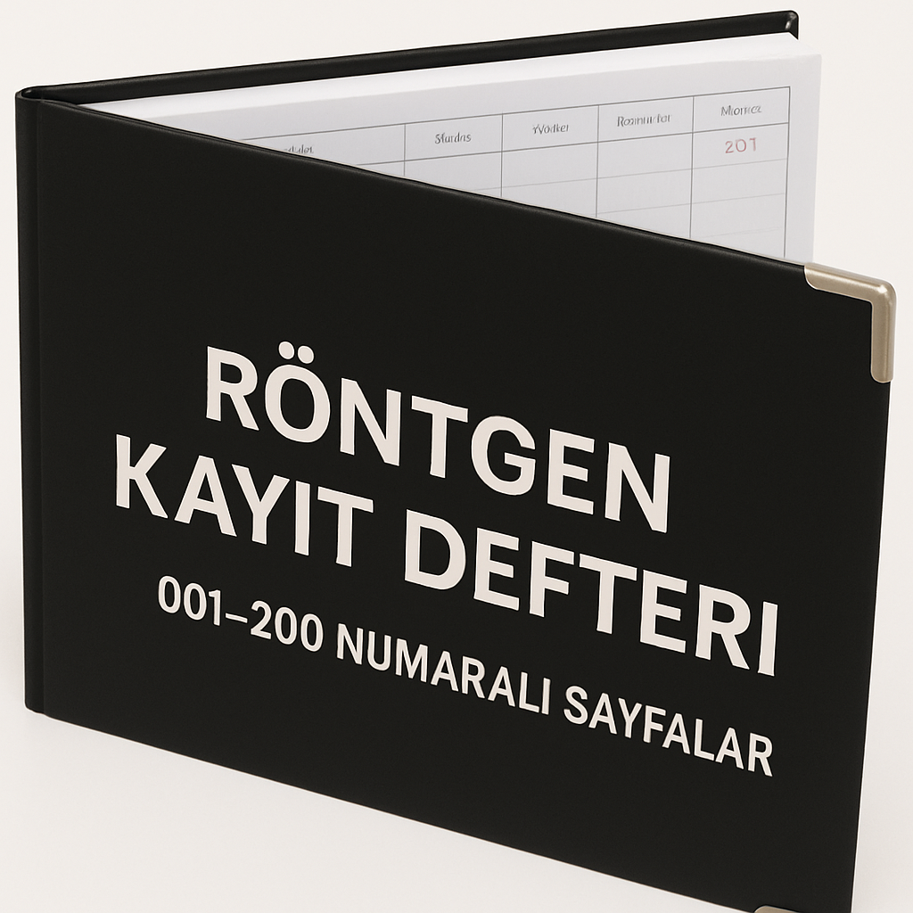 Röntgen Kayıt Defteri 001 - 200 Numaralı