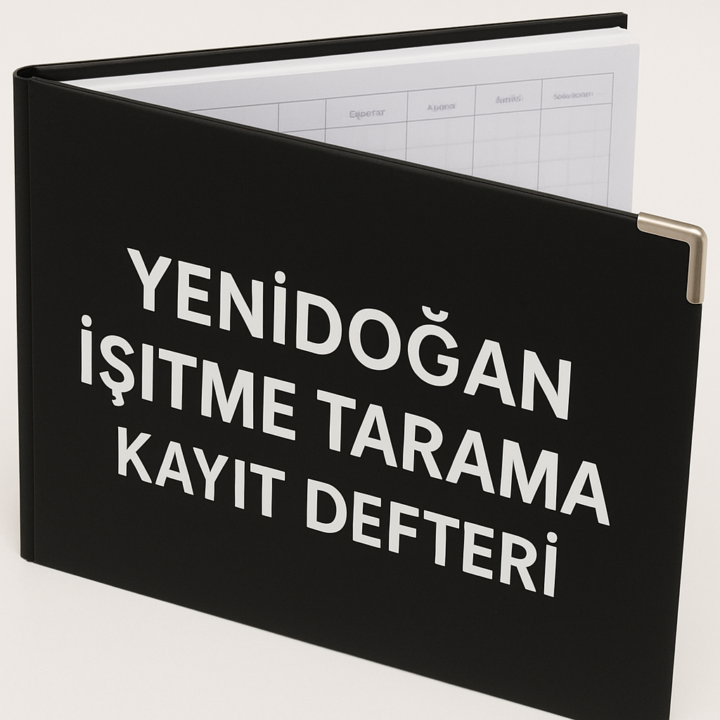 Yenidoğan İşitme Tarama Kayıt Defteri 001 - 200 Numaralı