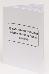 İş Sağlığı ve  Güvenliği Tespit ve Öneri Defteri (Onaylı Defter)