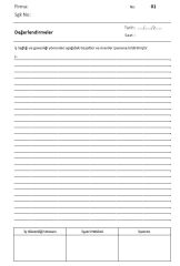 İş Sağlığı ve  Güvenliği Tespit ve Öneri Defteri (Onaylı Defter)