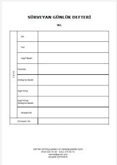 Sürveyan Defteri 01 - 50 Numaralı Otokopili