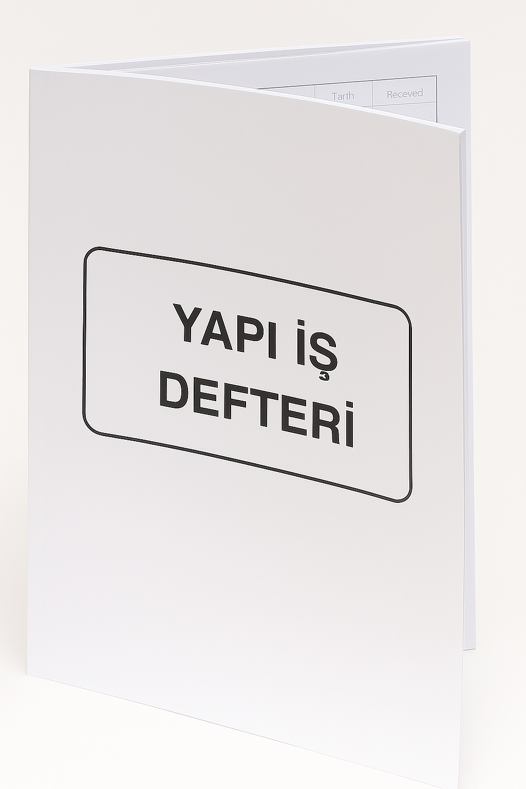 Yapı İş  Defteri 01 - 50 Numaralı Otokopili