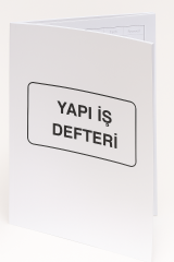 Yapı İş  Defteri 01 - 50 Numaralı Otokopili