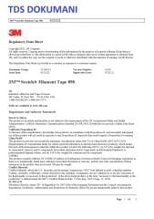 3M Tape 898 Adezyon Test Bandı